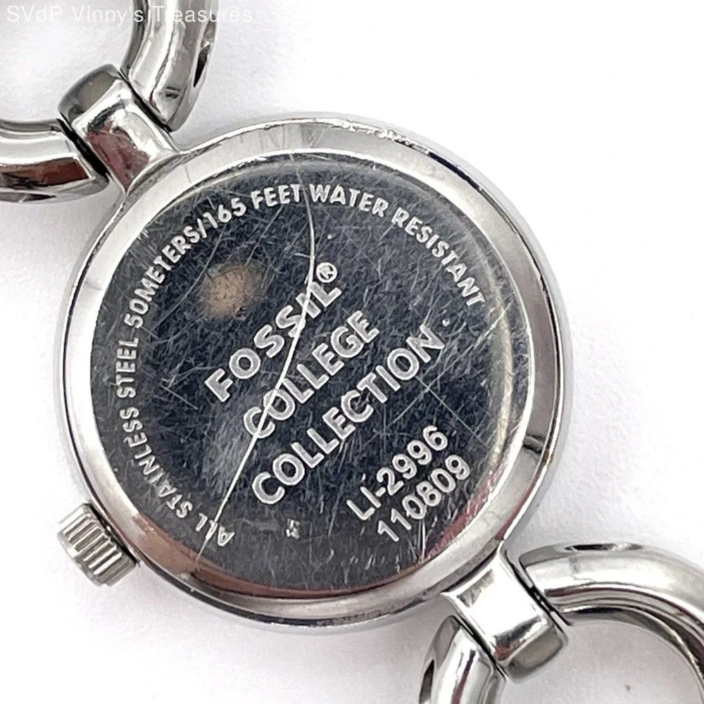 Fossil College Collection ATM Aggies Women's Bracelet Watch Burgundy Stainless